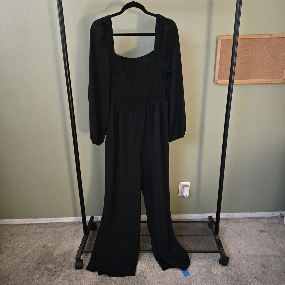 Cupshe Women's High Waist Wide Leg Jumpsuit - Picture 5 of 6
